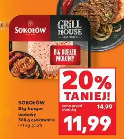 Kaufland SOKOŁÓW Big burger wołowy oferta