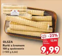 Kaufland OLSZA Rurki z kremem oferta