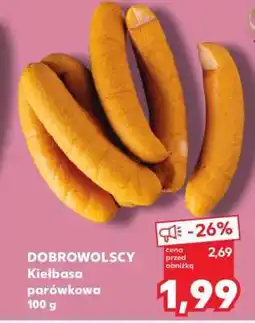 Kaufland DOBROWOLSCY Kiełbasa parówkowa 100 g oferta