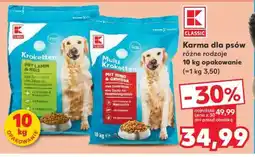 Kaufland Karma dla psów różne rodzaje 10 kg opakowanie oferta