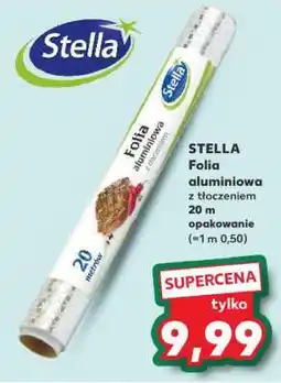 Kaufland STELLA Folia aluminiowa z tłoczeniem 20 m opakowanie oferta