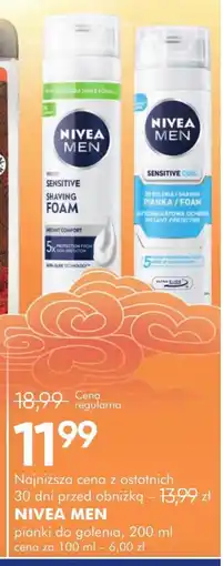 SuperPharm Pianka do golenia Nivea oferta