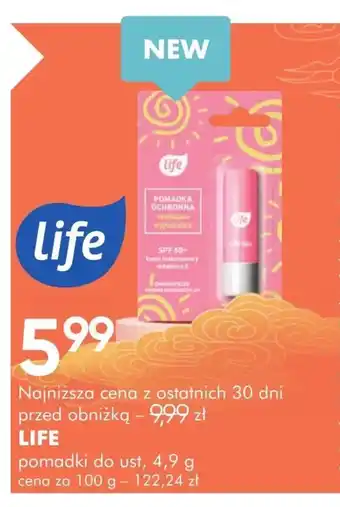 SuperPharm Pomadka ochronna Life oferta
