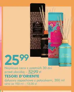 SuperPharm Patyczki zapachowe Tesori d'oriente oferta