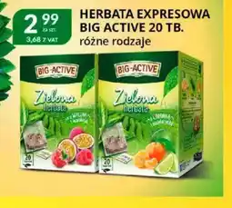 Eurocash Cash & Carry Herbata ekspresowa Big Active oferta