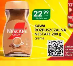 Eurocash Cash & Carry Kawa rozpuszczalna Nescafe Crema oferta
