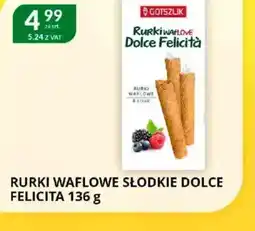 Eurocash Cash & Carry Rurki Waflowe Słodkie Dolce Felicita oferta