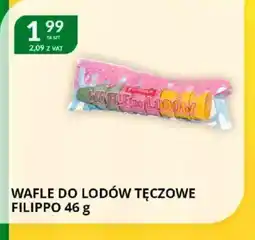 Eurocash Cash & Carry Wafle do lodów tęczowe Filippo oferta