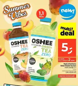 Dealz Napój peach iced tea Oshee Vitamin Zero oferta