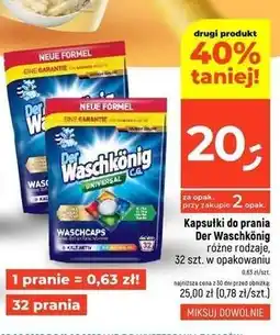 Dealz Kapsułki do prania color Der Waschkonig oferta