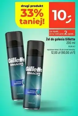 Dealz Żel do golenia extra comfort Gillette Mach3 oferta