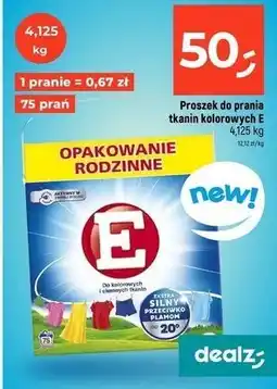 Dealz Proszek do prania kolorowych i ciemnych tkanin E oferta