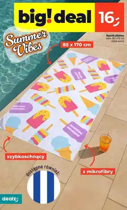 Dealz Ręcznik plażowy 85 x 170 cm oferta
