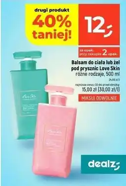Dealz Balsam do ciała flower extracts Love Skin oferta