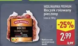 ALDI Boczek rolowany pieczony Wędliniarnia Premium oferta