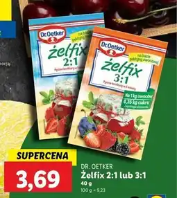 Lidl Żelfix 3:1 Dr. Oetker oferta