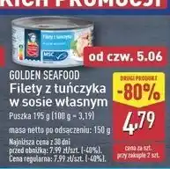 ALDI Filety z tuńczyka w sosie własnym Golden Seafood oferta