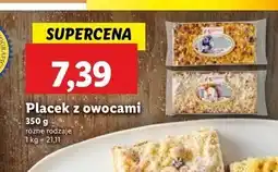 Lidl Placek jagodowy Nugatex oferta