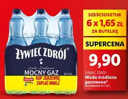 Lidl Woda mocny gaz Żywiec Zdrój oferta