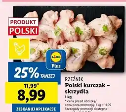 Lidl Skrzydła z kurczaka Rzeźnik Codzienna Dostawa oferta