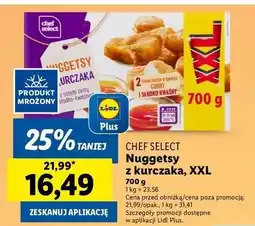 Lidl Nuggetsy z kurczaka sosem curry i słodko kwaśnym Chef Select oferta
