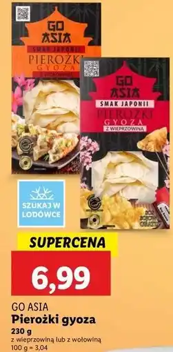 Lidl Pierożki gyoza z wieprzowiną Go Asia oferta