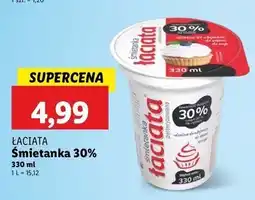 Lidl Śmietanka 30% Łaciata oferta