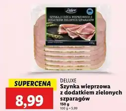 Lidl Szynka wieprzowa z dodatkiem zielonych szparagów Deluxe (Schwarz) oferta
