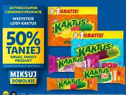 Lidl Lody cytrynowo-truskawkowe Nestle Kaktus oferta