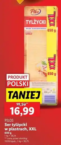 Lidl Ser tylżycki Pilos oferta