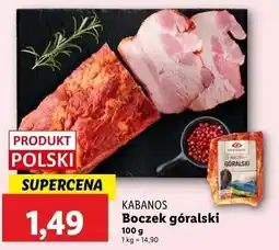 Lidl Boczek góralski Kabanos oferta