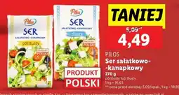 Lidl Ser sałatkowo-kanapkowy tłusty Pilos oferta