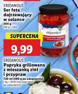 Lidl Papryka grillowana z mieszanką ziół i przypraw Eridanous oferta