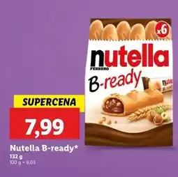 Lidl Chlebki z nadzieniem Nutella B-Ready oferta