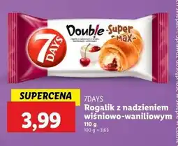 Lidl Rogal vanilla-cherry 7 Days Double Max oferta