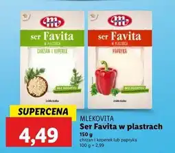 Lidl Ser z papryką Mlekovita Favita oferta