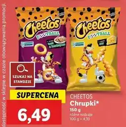 Lidl Chrupki football serowe Cheetos oferta