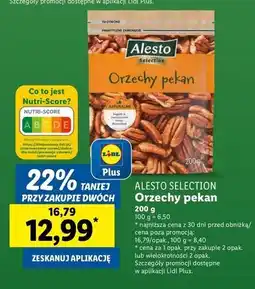 Lidl Orzechy pekan Alesto oferta