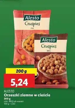 Lidl Orzechy ziemne w cieście wasabi Alesto oferta