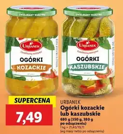 Lidl Ogórki kaszubskie Urbanek oferta