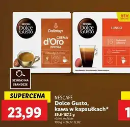 Lidl Kawa lungo Nescafe Dolce Gusto oferta