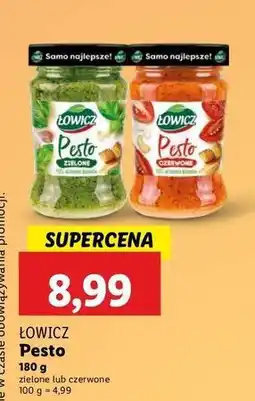 Lidl Pesto czerwone Łowicz oferta