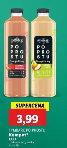 Lidl Napój gruszka jabłko Tymbark Po Prostu oferta
