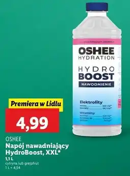 Lidl Napój nawodnienie lemon Oshee Hydro Boost oferta