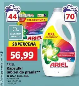 Lidl Kapsułki do prania color Ariel All In 1 oferta