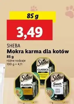 Lidl Karma dla kota z cielęciną Sheba Sauce Collection oferta