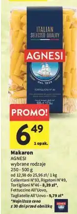 Intermarche Makaron tagliatelle uovo Agnesi oferta