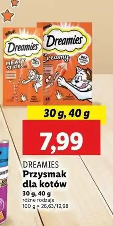 Lidl Przysmak dla kota Dreamies Creamy oferta
