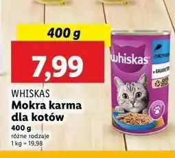 Lidl Karma dla kota z tuńczykiem Whiskas oferta