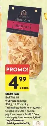 Intermarche Makaron świderek 5 smaków Bartolini Artisan Pasta oferta